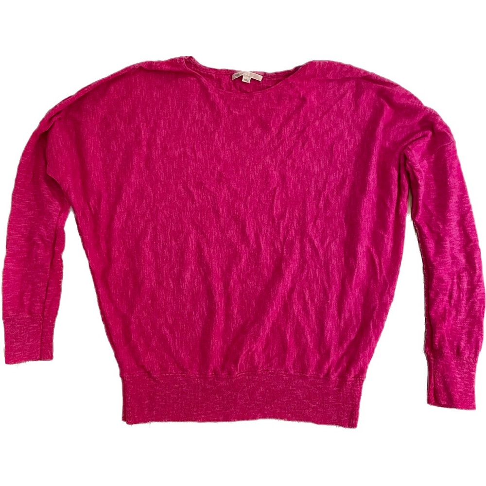 GAP FUCHSIA CREW NECK SWEATER